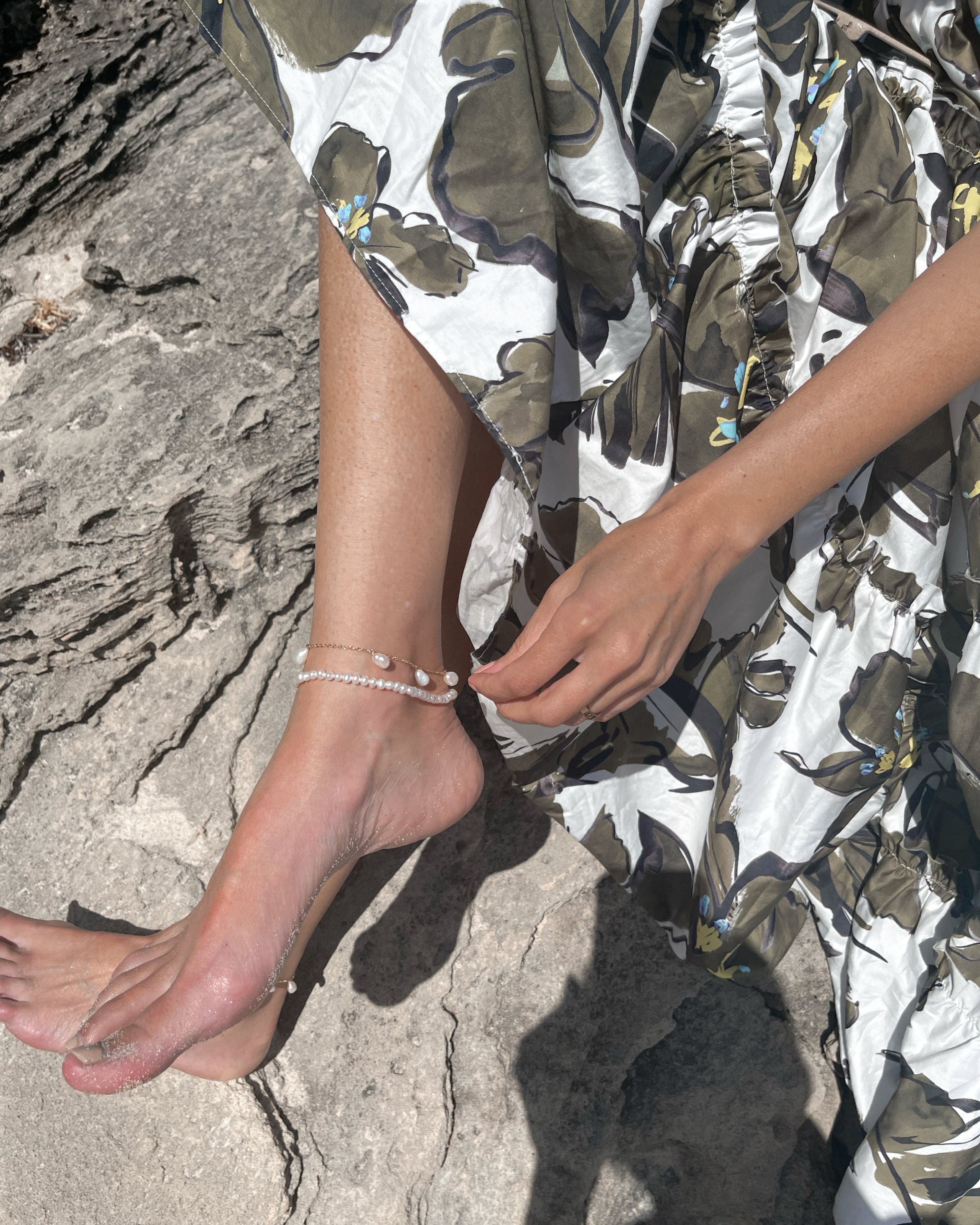 Tiffany Pearls Anklet - Image 4