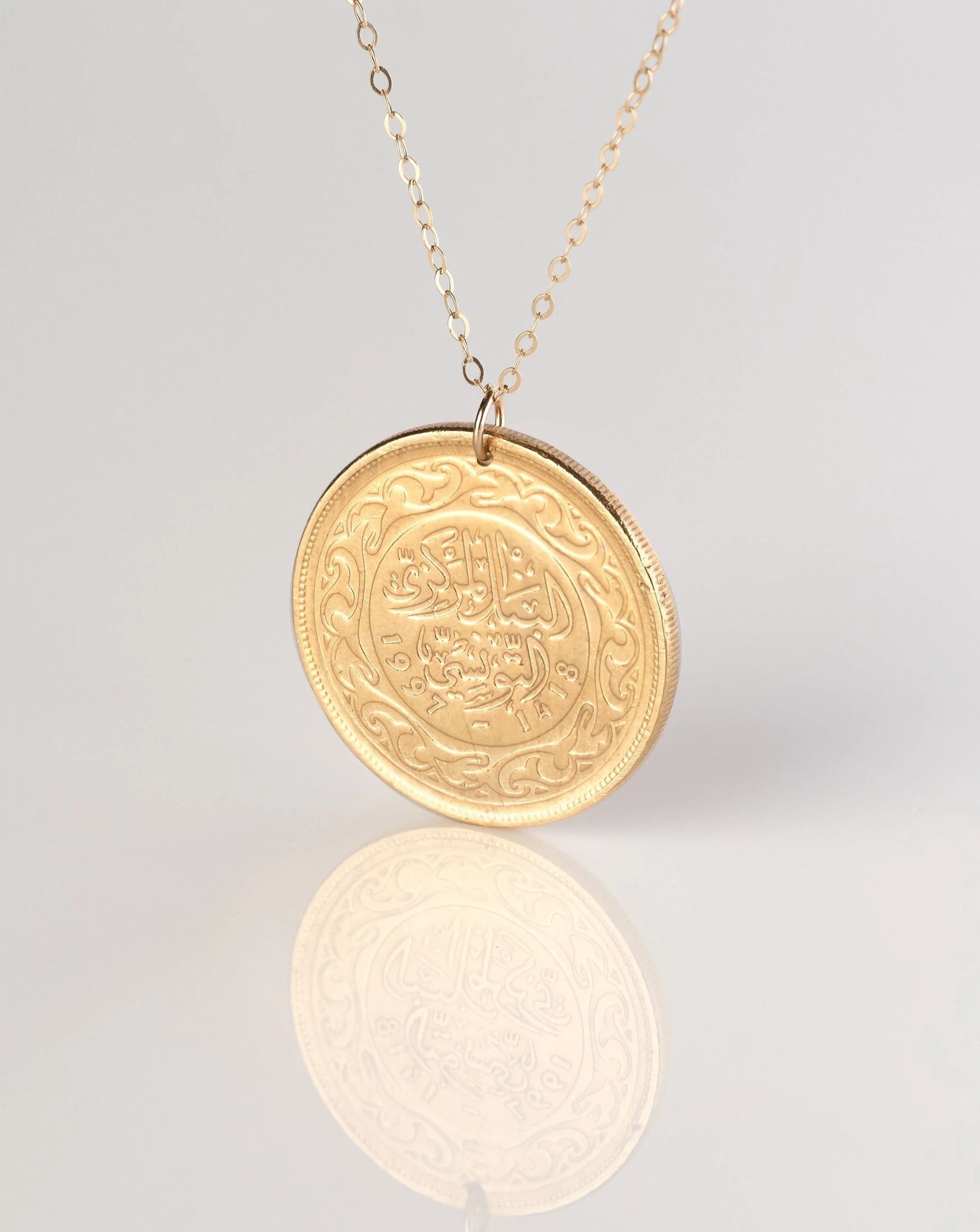 Tunisia | Scriptures Coin Pendant