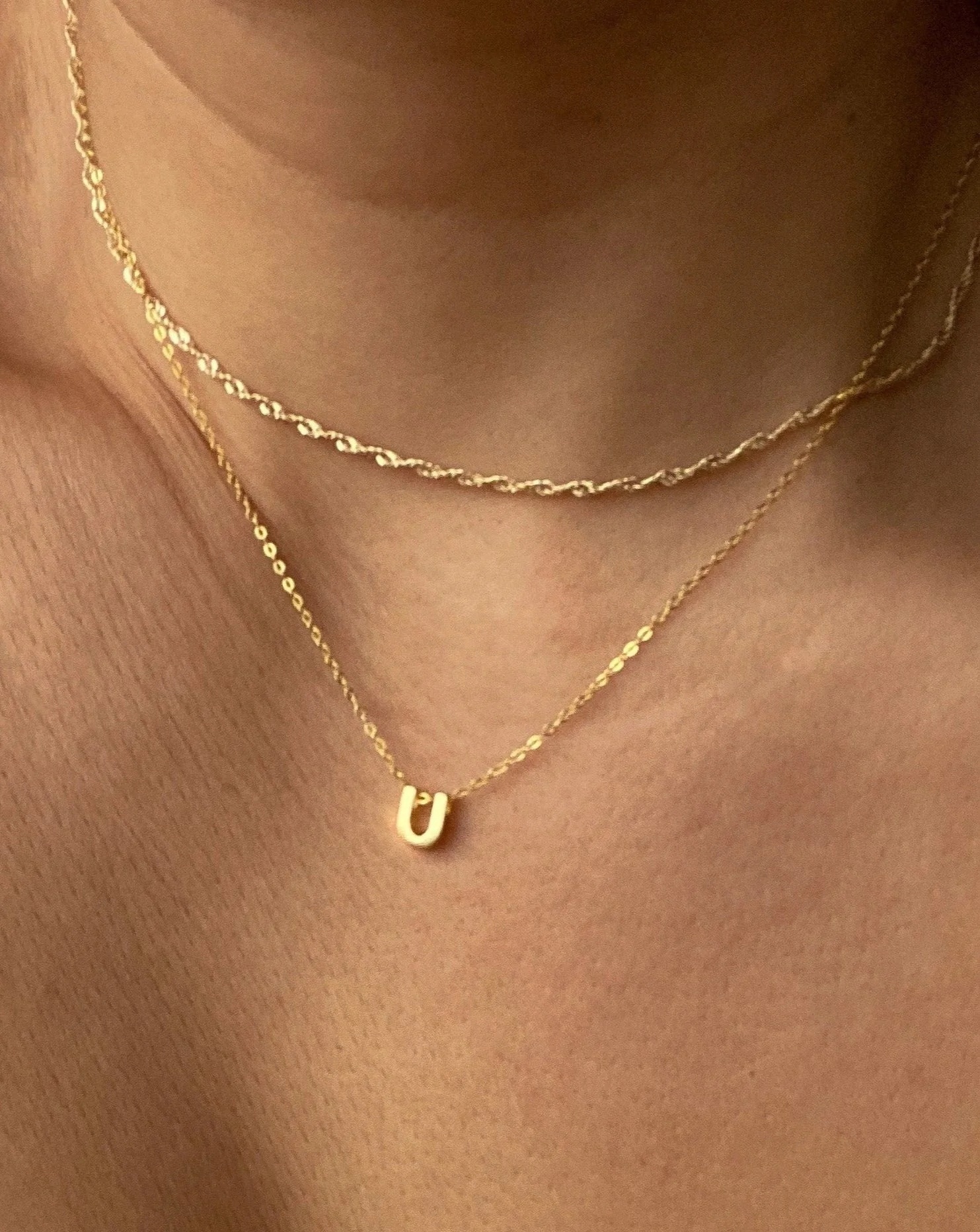 U - Alphabet Necklace - Image 2
