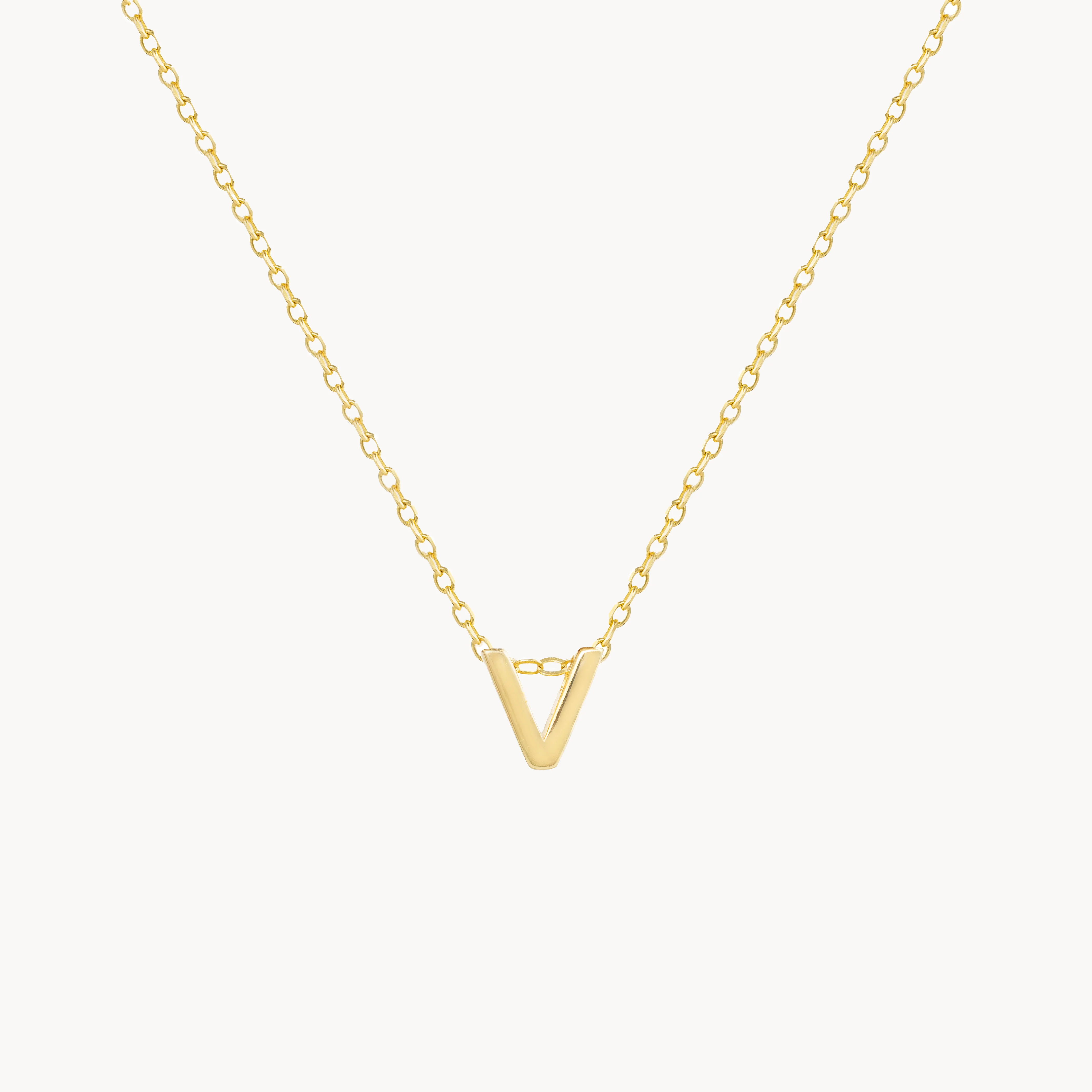 V - Alphabet Necklace