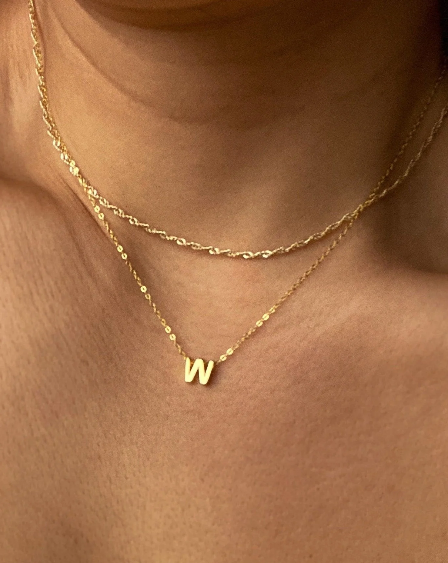 W - Alphabet Necklace - Image 2